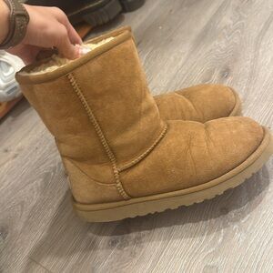 UGG Cozy Tan Suede Boots